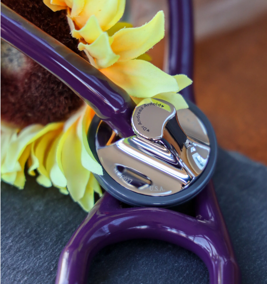 El Littmann Master Cardiology color ciruela